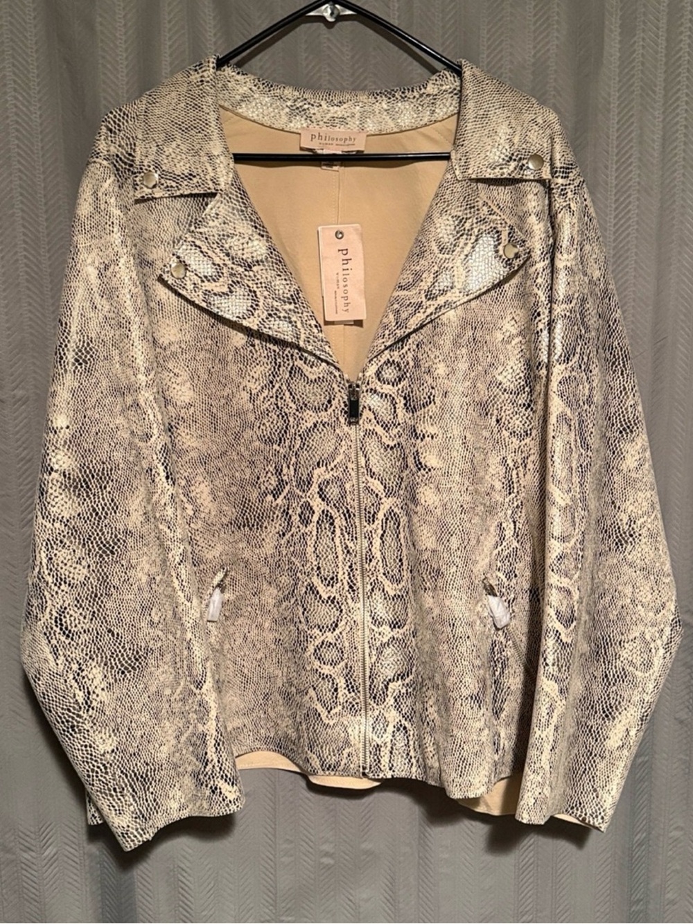 Philosophy Faux Leather Jacket